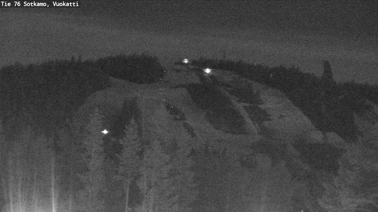 Weather Camera Image Väg 76 Sotkamo, Vuokatti, Sotkamo, Kainuu