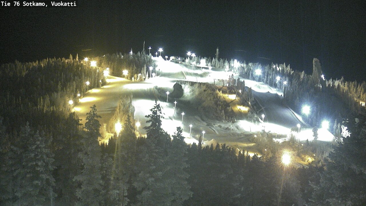 Weather Camera Image Väg 76 Sotkamo, Vuokatti, Sotkamo, Kainuu