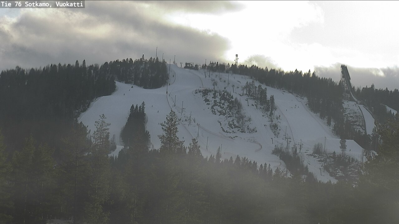 Weather Camera Image Road 76 Sotkamo, Vuokatti, Sotkamo, Kainuu