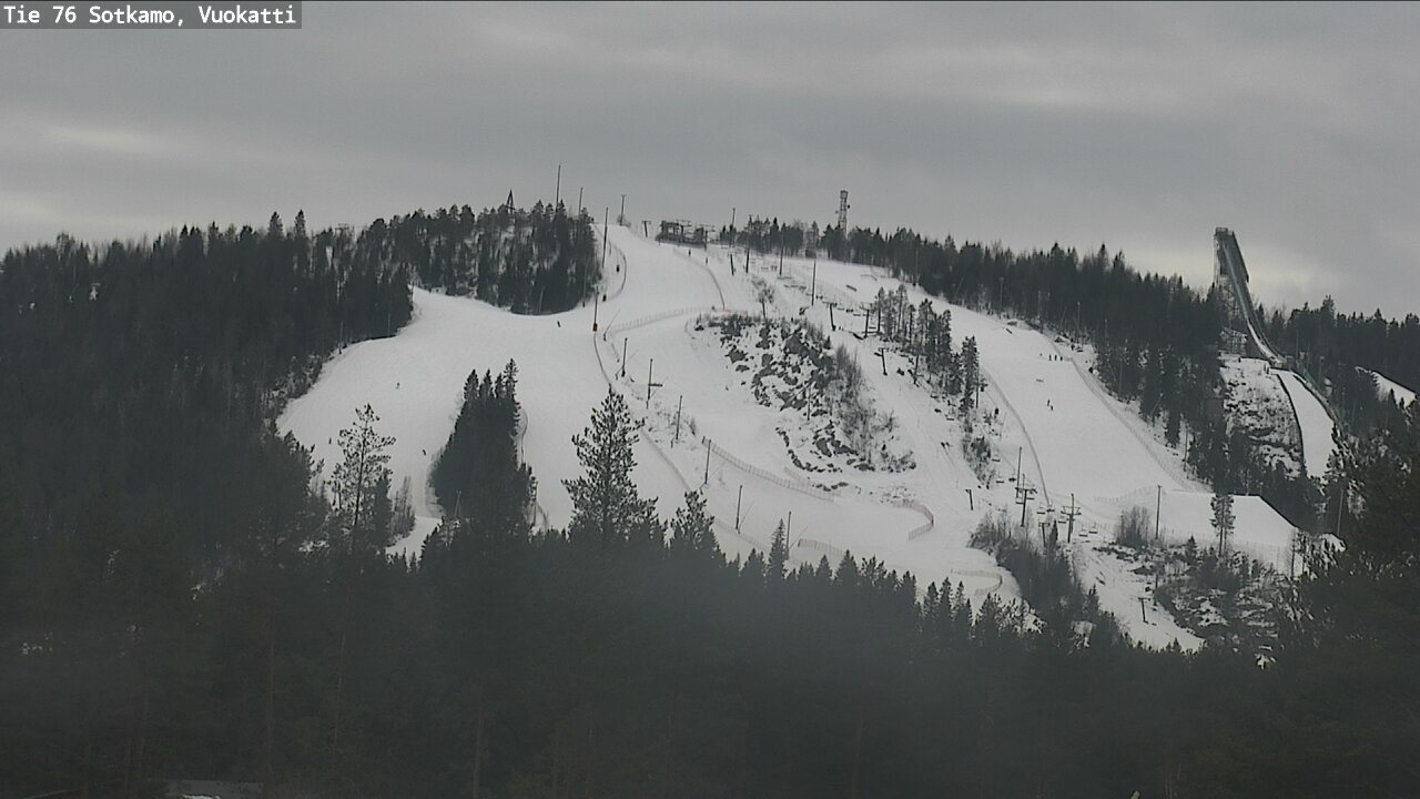 Weather Camera Image Road 76 Sotkamo, Vuokatti, Sotkamo, Kainuu