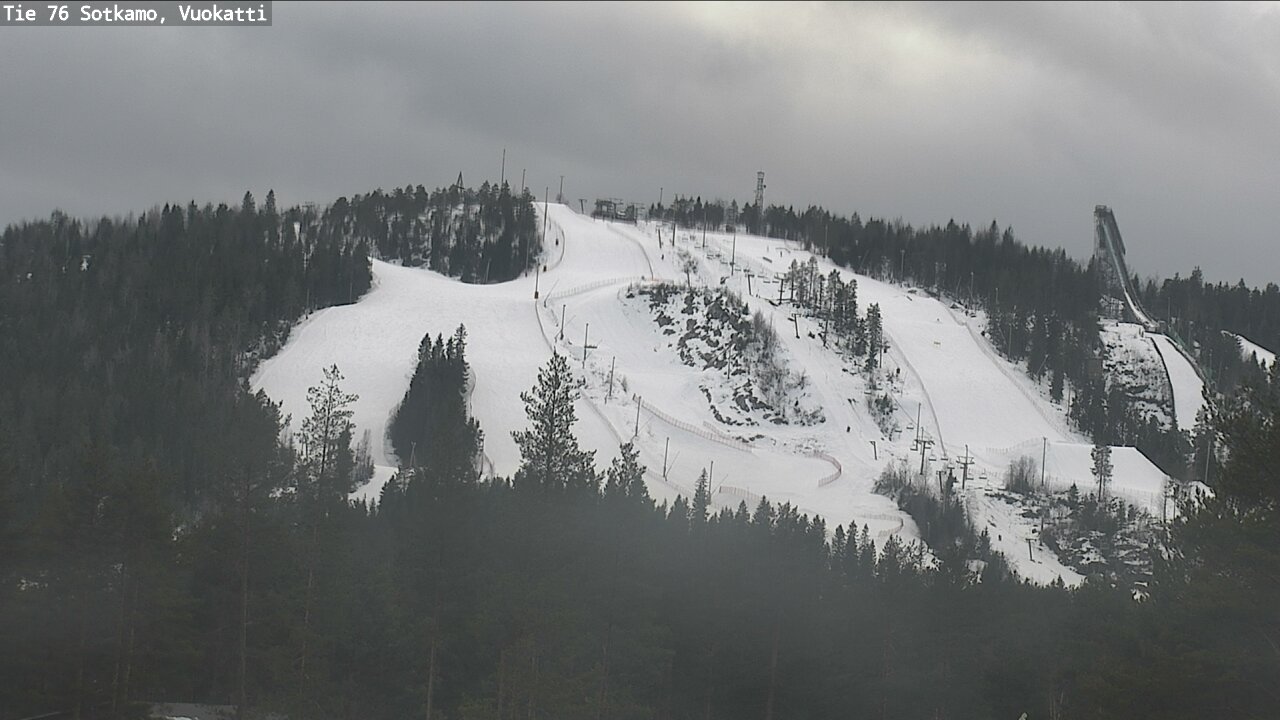 Weather Camera Image Road 76 Sotkamo, Vuokatti, Sotkamo, Kainuu
