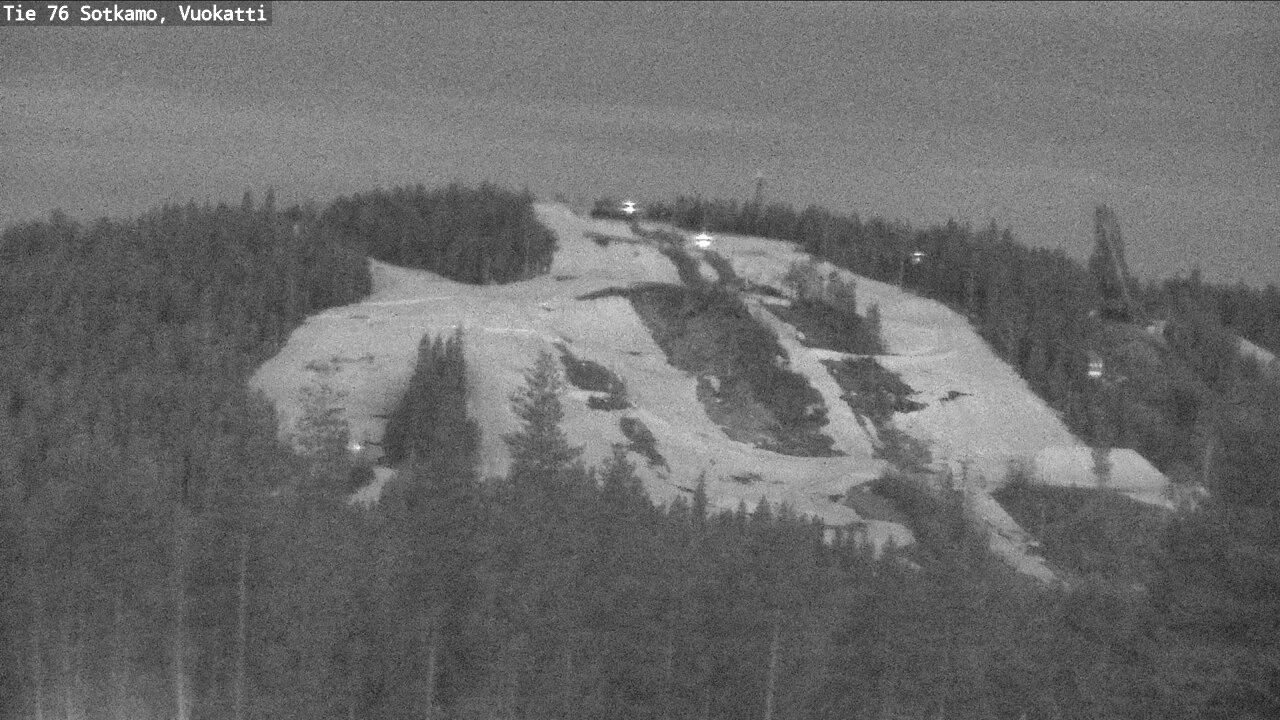 Weather Camera Image Väg 76 Sotkamo, Vuokatti, Sotkamo, Kainuu