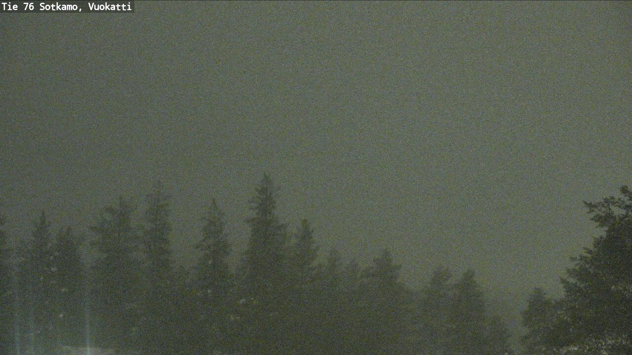 Weather Camera Image Väg 76 Sotkamo, Vuokatti, Sotkamo, Kainuu