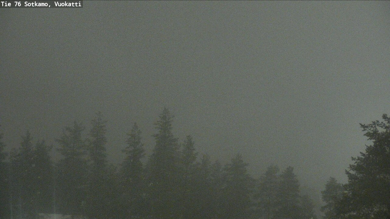 Weather Camera Image Väg 76 Sotkamo, Vuokatti, Sotkamo, Kainuu