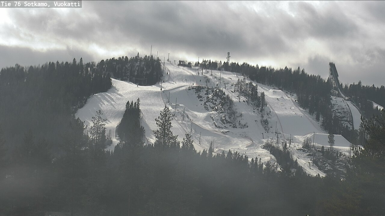 Weather Camera Image Road 76 Sotkamo, Vuokatti, Sotkamo, Kainuu