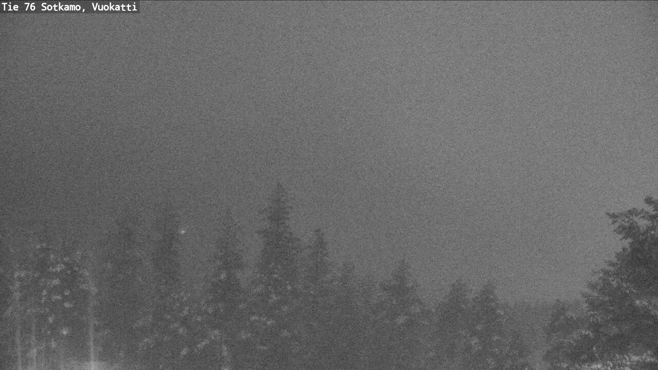 Weather Camera Image Väg 76 Sotkamo, Vuokatti, Sotkamo, Kainuu