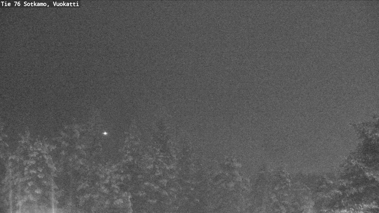 Weather Camera Image Väg 76 Sotkamo, Vuokatti, Sotkamo, Kainuu