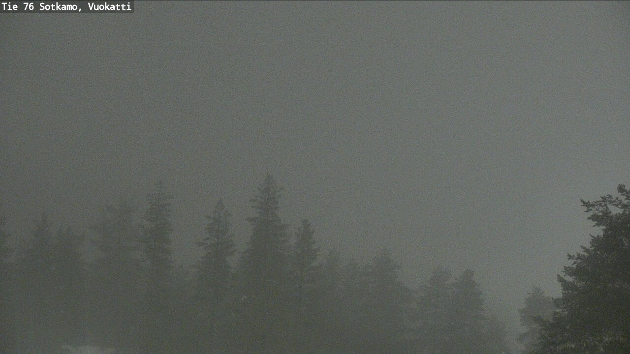 Weather Camera Image Väg 76 Sotkamo, Vuokatti, Sotkamo, Kainuu