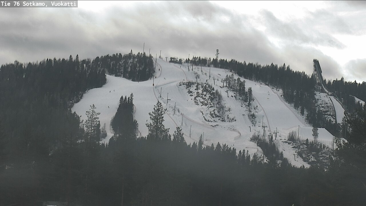 Weather Camera Image Road 76 Sotkamo, Vuokatti, Sotkamo, Kainuu