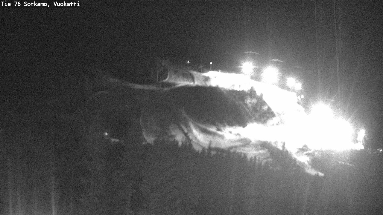 Weather Camera Image Road 76 Sotkamo, Vuokatti, Sotkamo, Kainuu