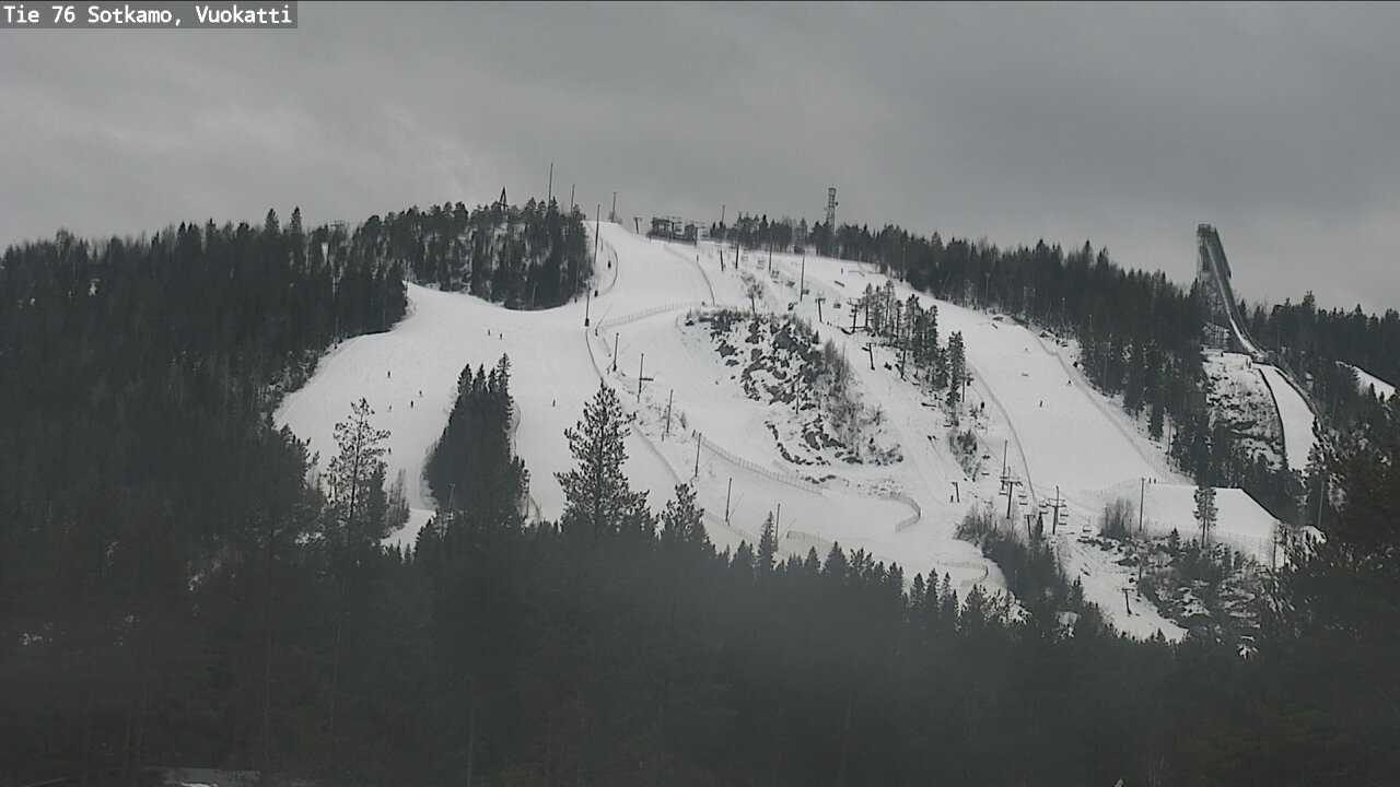 Weather Camera Image Road 76 Sotkamo, Vuokatti, Sotkamo, Kainuu
