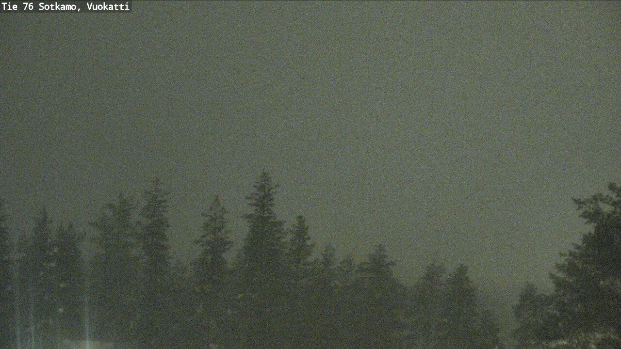 Weather Camera Image Väg 76 Sotkamo, Vuokatti, Sotkamo, Kainuu
