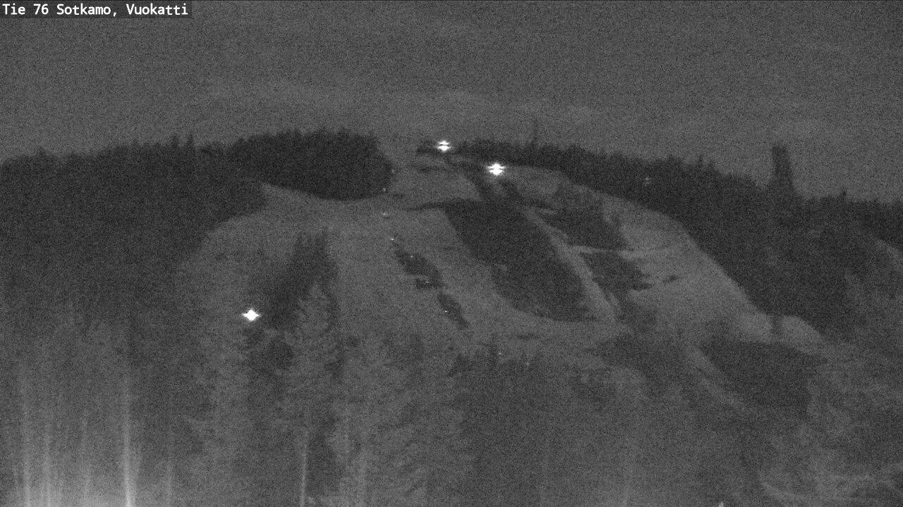 Weather Camera Image Väg 76 Sotkamo, Vuokatti, Sotkamo, Kainuu