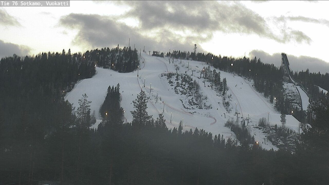 Weather Camera Image Road 76 Sotkamo, Vuokatti, Sotkamo, Kainuu