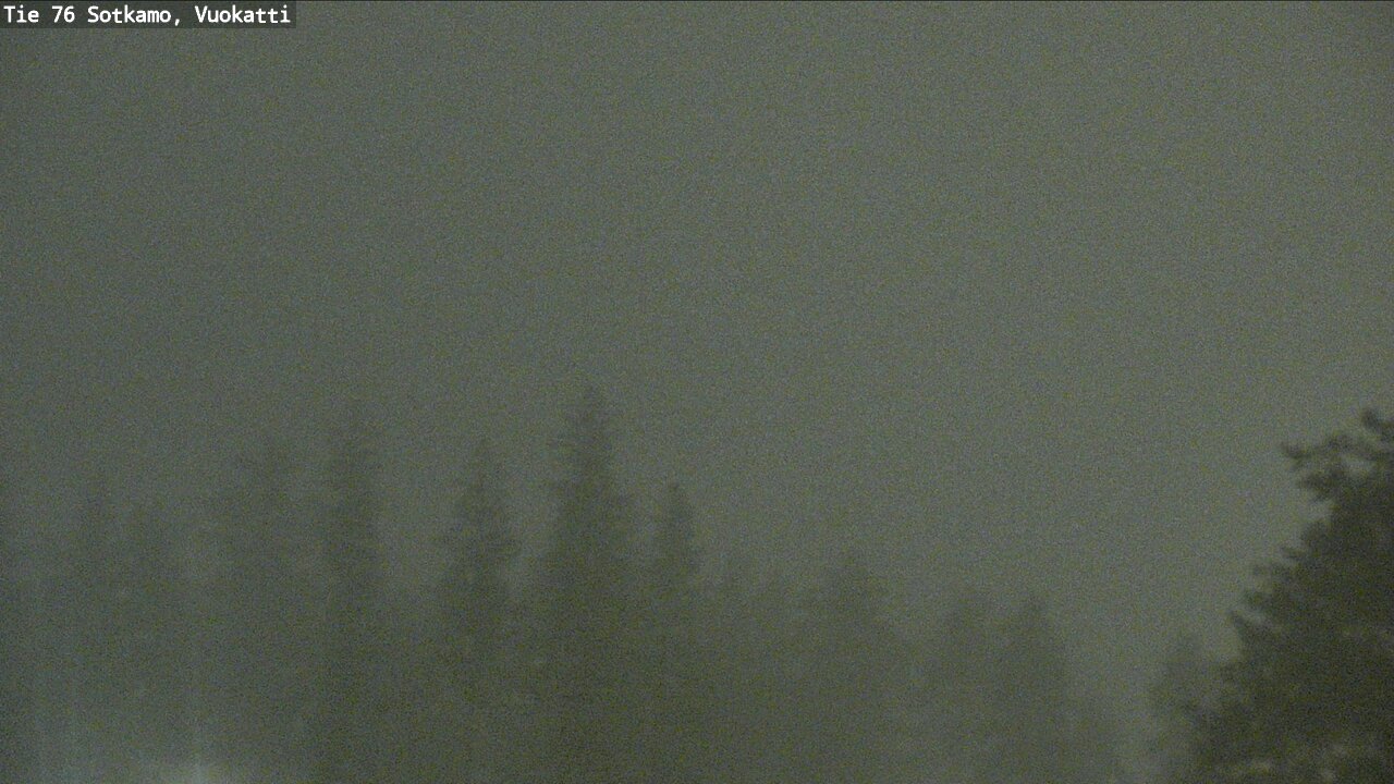 Weather Camera Image Väg 76 Sotkamo, Vuokatti, Sotkamo, Kainuu