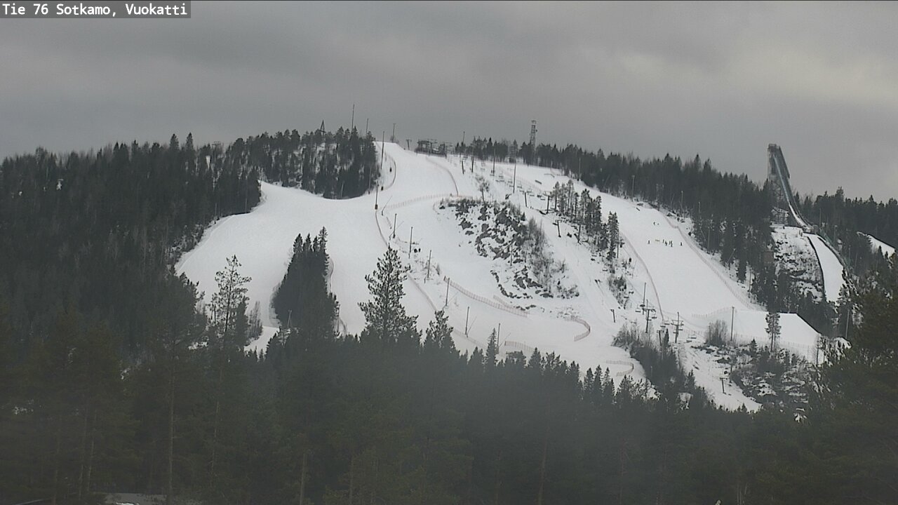 Weather Camera Image Road 76 Sotkamo, Vuokatti, Sotkamo, Kainuu