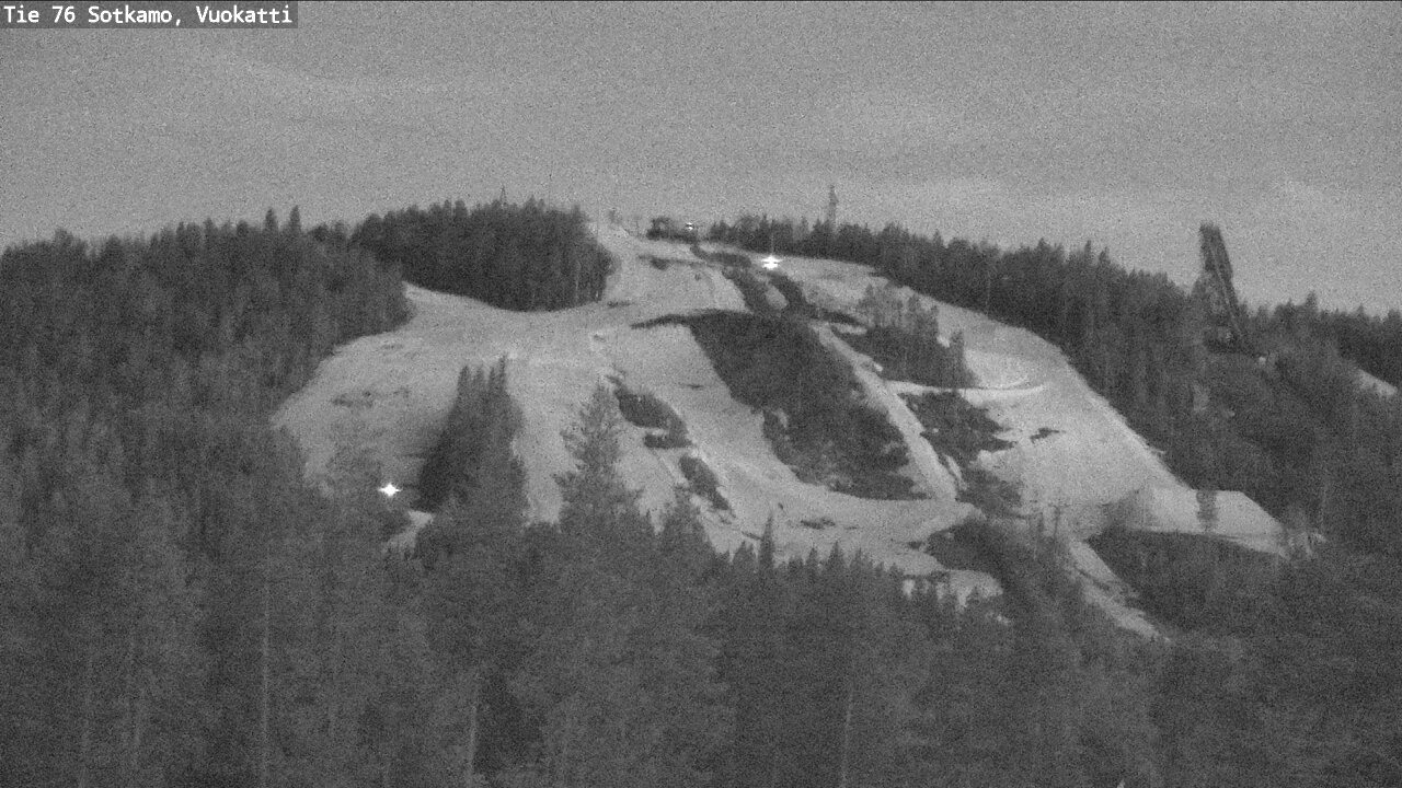 Weather Camera Image Väg 76 Sotkamo, Vuokatti, Sotkamo, Kainuu