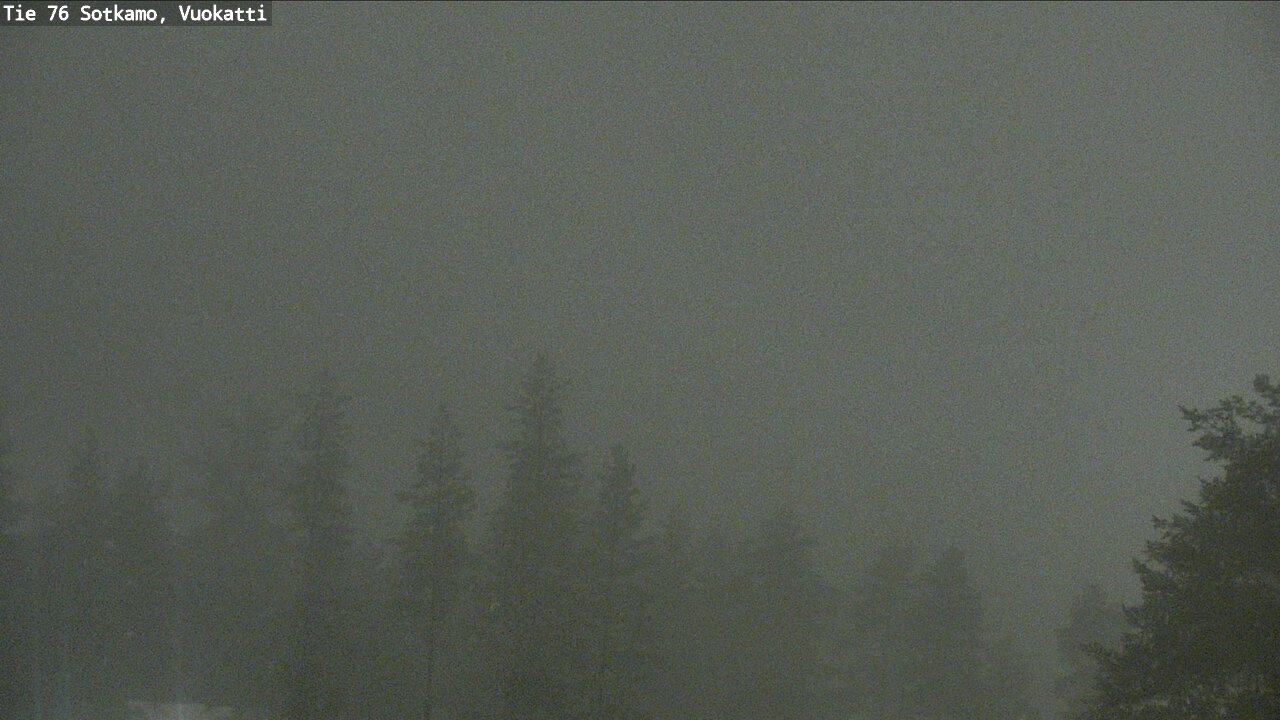 Weather Camera Image Väg 76 Sotkamo, Vuokatti, Sotkamo, Kainuu