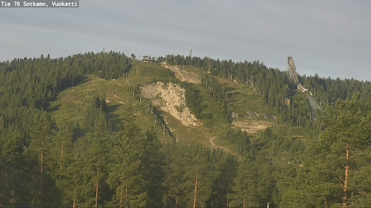 Weather Camera Image Väg 76 Sotkamo, Vuokatti, Sotkamo, Kainuu