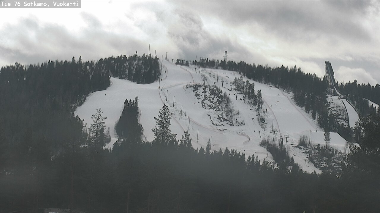 Weather Camera Image Road 76 Sotkamo, Vuokatti, Sotkamo, Kainuu