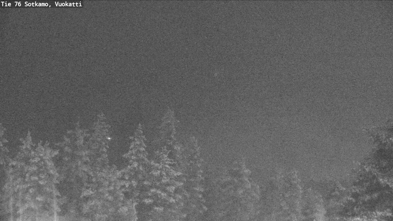 Weather Camera Image Väg 76 Sotkamo, Vuokatti, Sotkamo, Kainuu