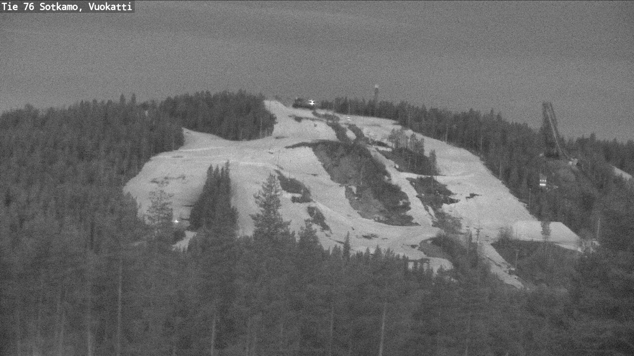Weather Camera Image Väg 76 Sotkamo, Vuokatti, Sotkamo, Kainuu