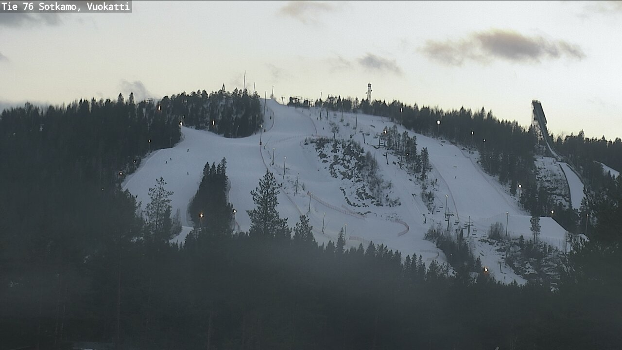 Weather Camera Image Road 76 Sotkamo, Vuokatti, Sotkamo, Kainuu