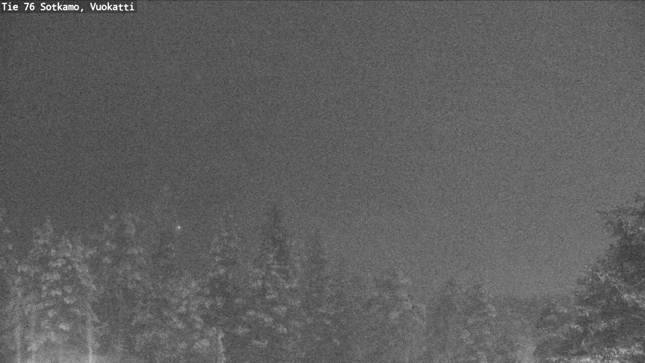Weather Camera Image Väg 76 Sotkamo, Vuokatti, Sotkamo, Kainuu