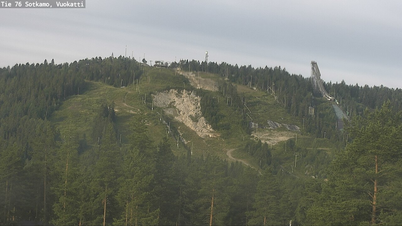 Weather Camera Image Väg 76 Sotkamo, Vuokatti, Sotkamo, Kainuu