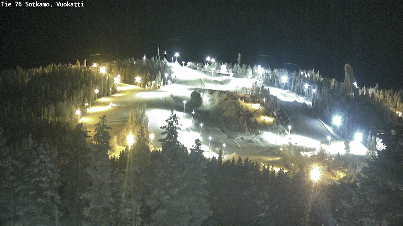 Weather Camera Image Väg 76 Sotkamo, Vuokatti, Sotkamo, Kainuu