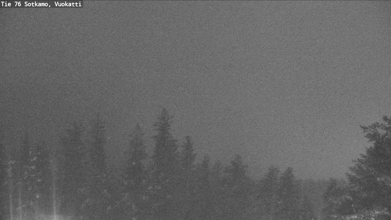 Weather Camera Image Väg 76 Sotkamo, Vuokatti, Sotkamo, Kainuu