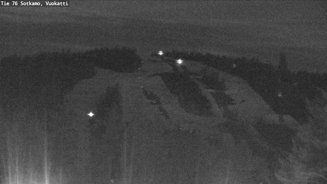 Weather Camera Image Väg 76 Sotkamo, Vuokatti, Sotkamo, Kainuu