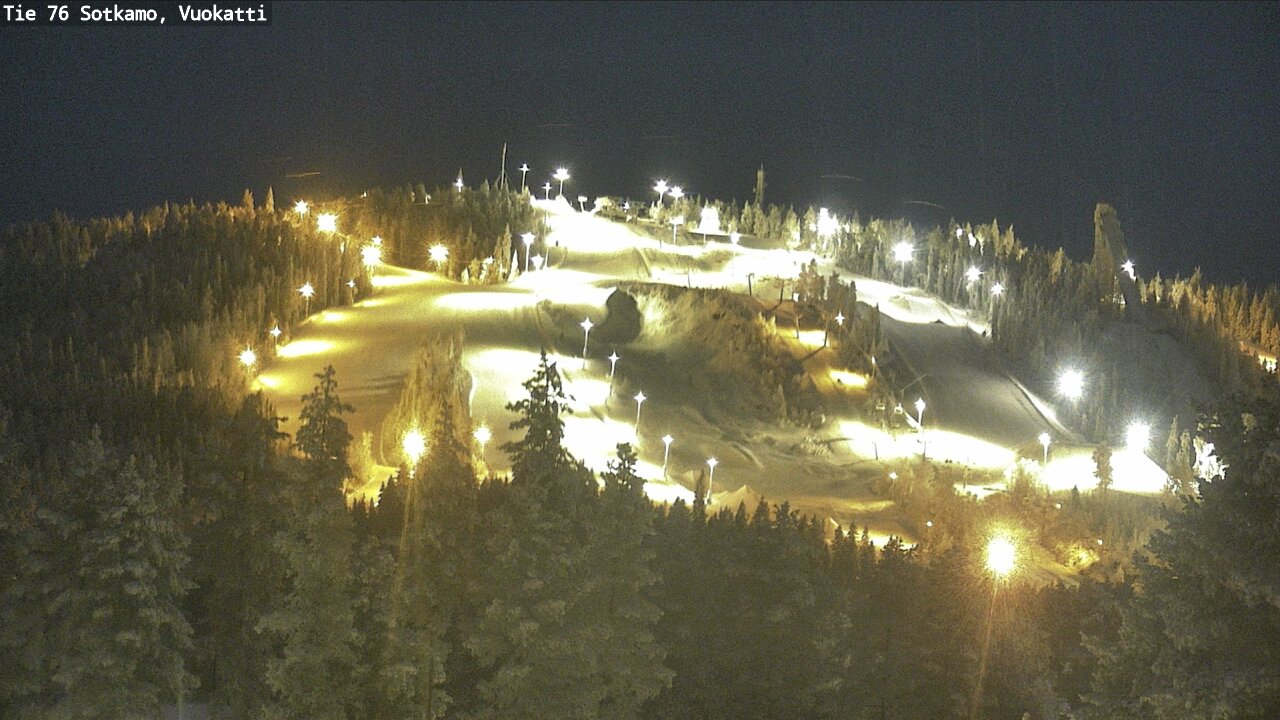 Weather Camera Image Väg 76 Sotkamo, Vuokatti, Sotkamo, Kainuu