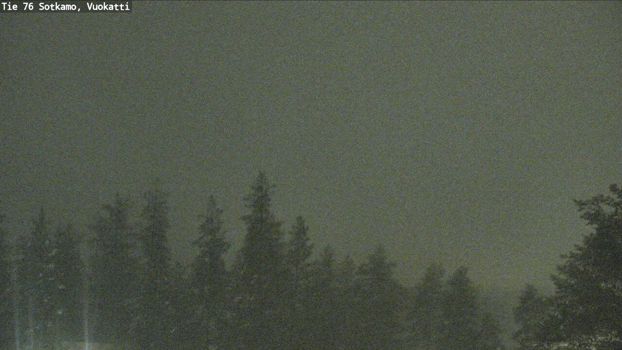 Weather Camera Image Väg 76 Sotkamo, Vuokatti, Sotkamo, Kainuu