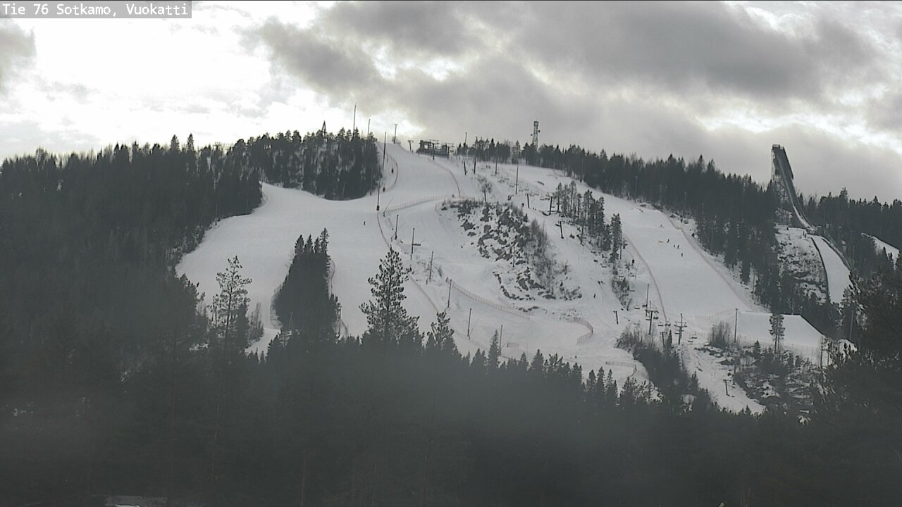 Weather Camera Image Road 76 Sotkamo, Vuokatti, Sotkamo, Kainuu