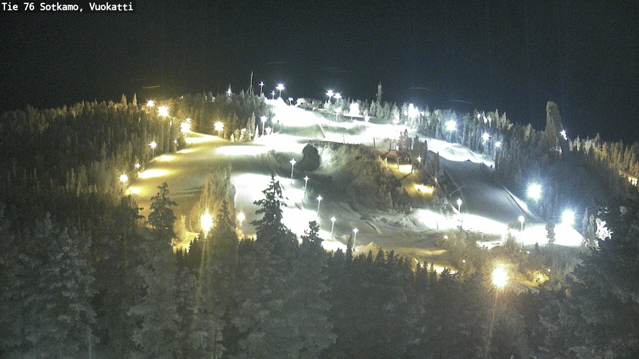 Weather Camera Image Väg 76 Sotkamo, Vuokatti, Sotkamo, Kainuu