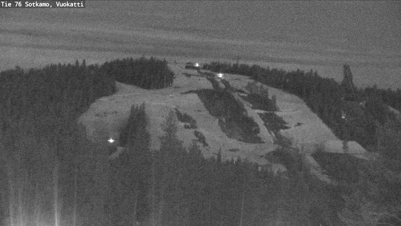 Weather Camera Image Väg 76 Sotkamo, Vuokatti, Sotkamo, Kainuu