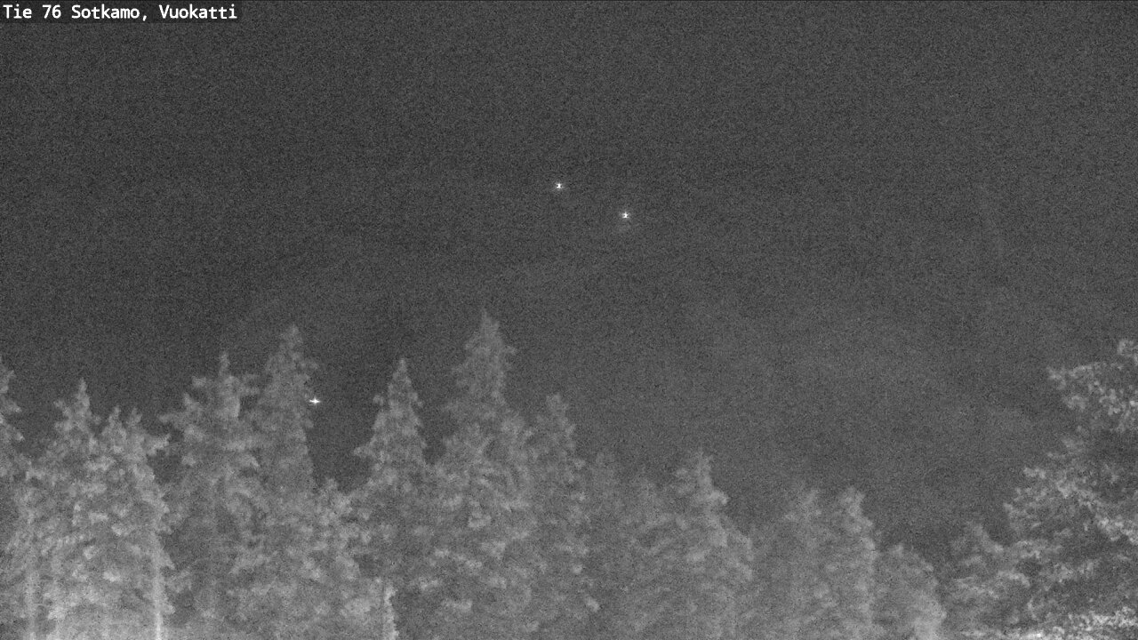 Weather Camera Image Väg 76 Sotkamo, Vuokatti, Sotkamo, Kainuu