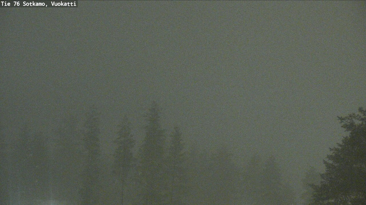 Weather Camera Image Väg 76 Sotkamo, Vuokatti, Sotkamo, Kainuu