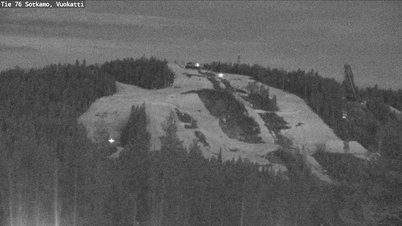 Weather Camera Image Väg 76 Sotkamo, Vuokatti, Sotkamo, Kainuu