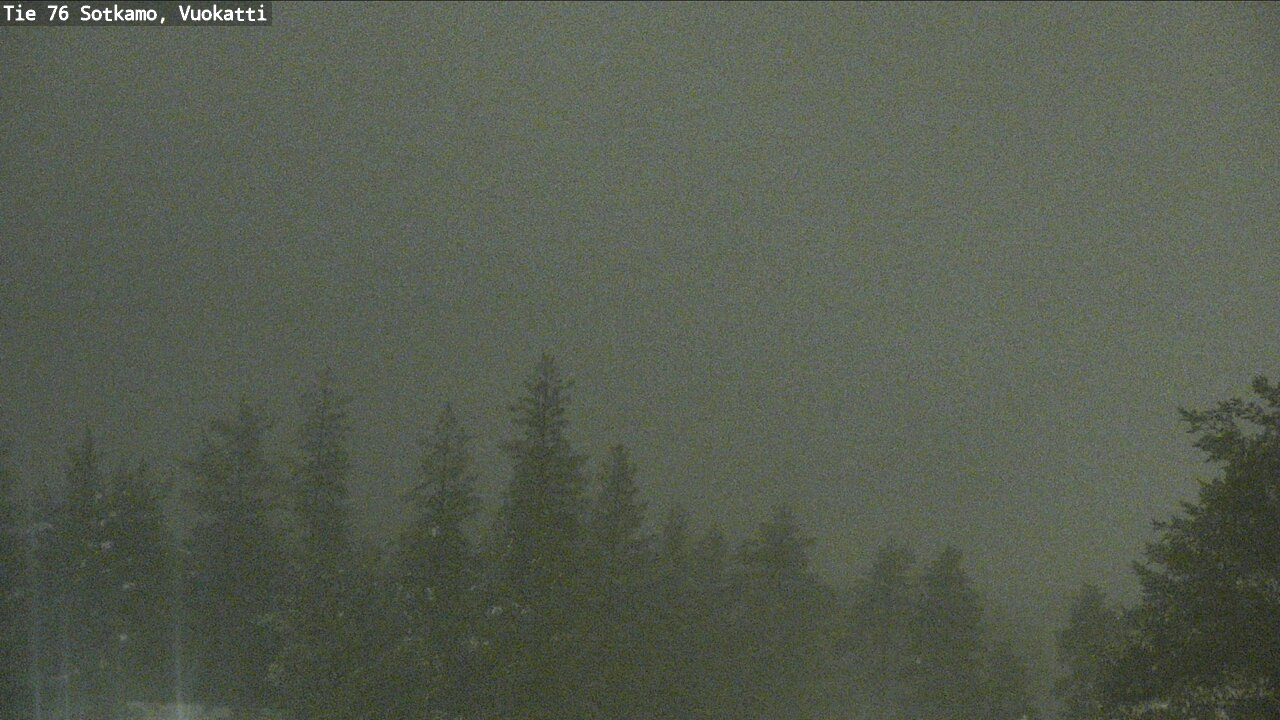 Weather Camera Image Väg 76 Sotkamo, Vuokatti, Sotkamo, Kainuu