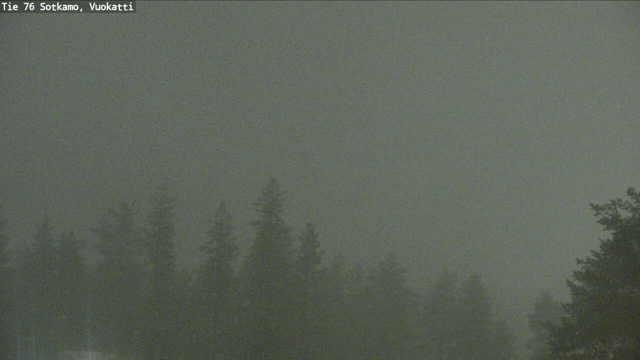 Weather Camera Image Väg 76 Sotkamo, Vuokatti, Sotkamo, Kainuu