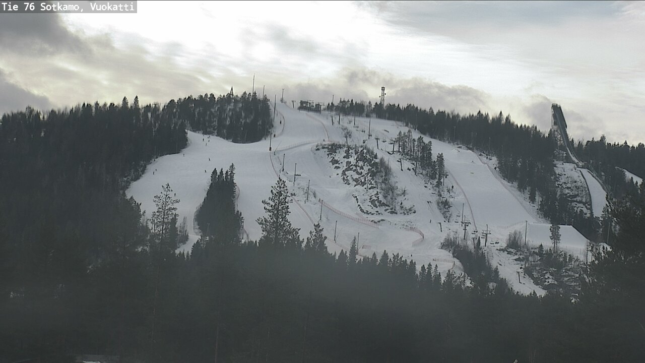 Weather Camera Image Road 76 Sotkamo, Vuokatti, Sotkamo, Kainuu