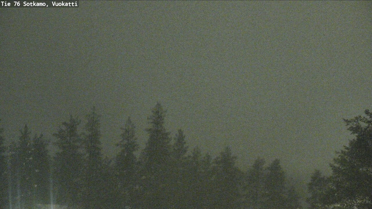 Weather Camera Image Väg 76 Sotkamo, Vuokatti, Sotkamo, Kainuu