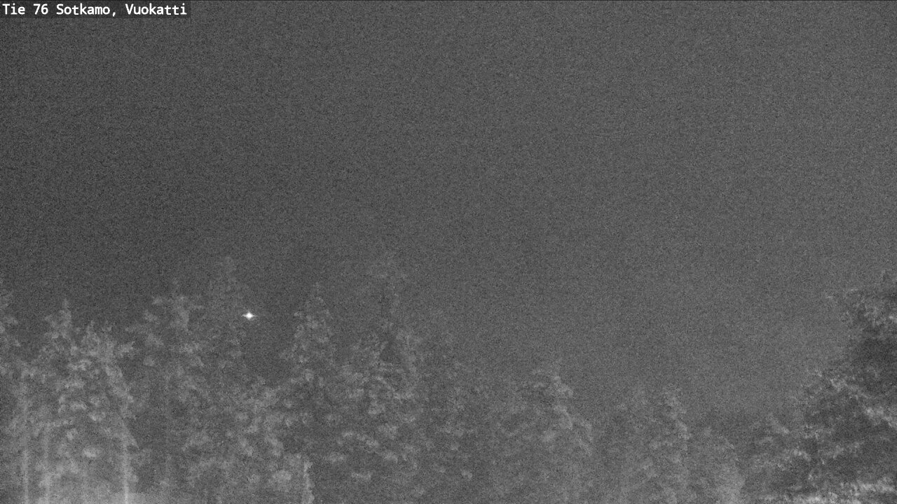 Weather Camera Image Väg 76 Sotkamo, Vuokatti, Sotkamo, Kainuu
