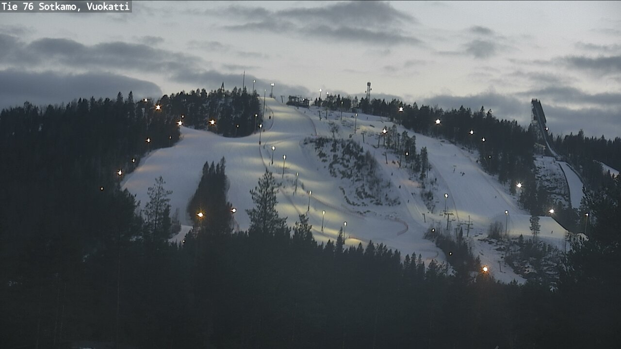 Weather Camera Image Road 76 Sotkamo, Vuokatti, Sotkamo, Kainuu