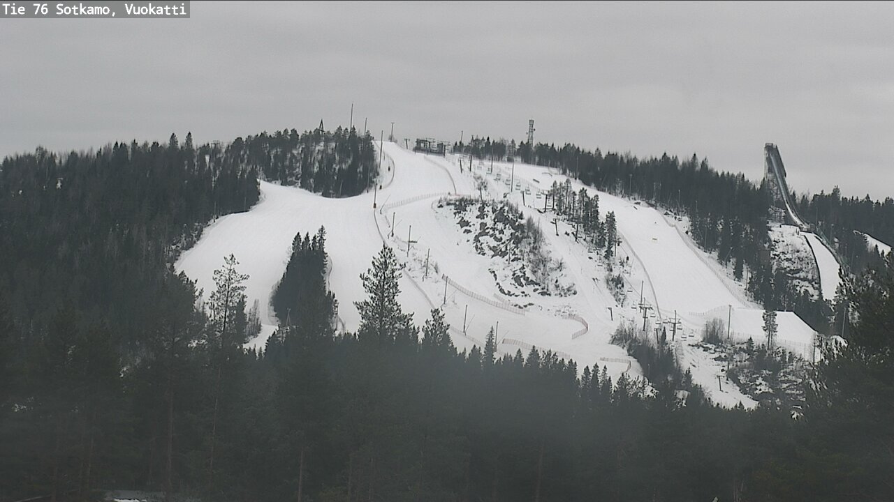 Weather Camera Image Road 76 Sotkamo, Vuokatti, Sotkamo, Kainuu