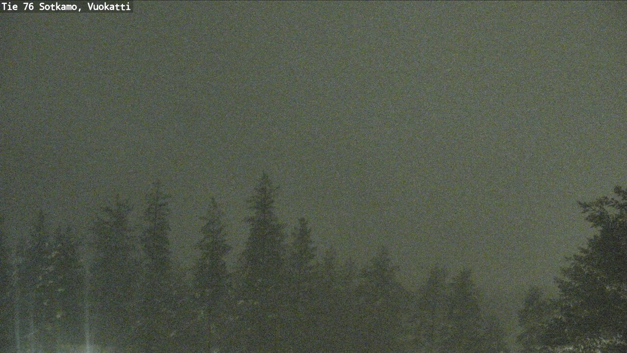 Weather Camera Image Väg 76 Sotkamo, Vuokatti, Sotkamo, Kainuu