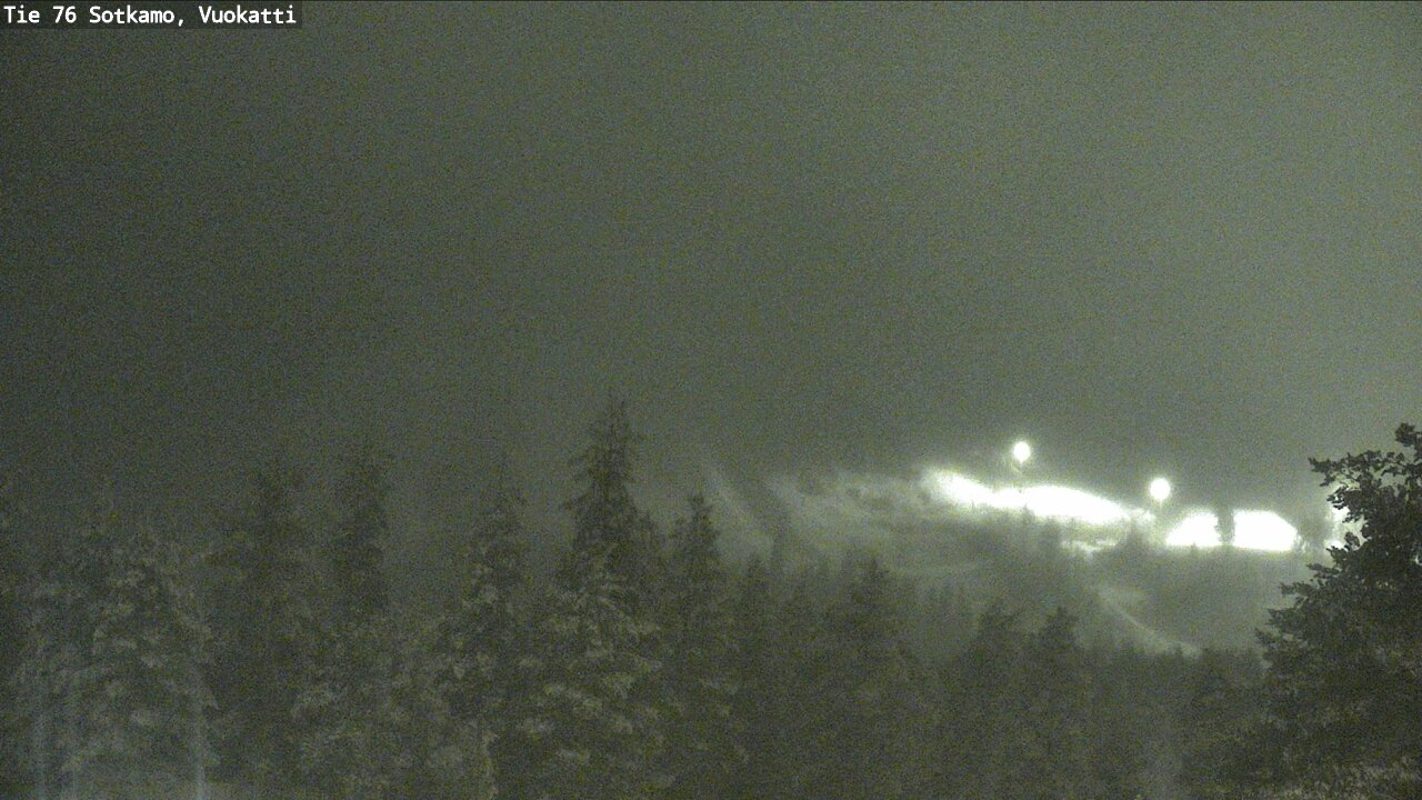 Weather Camera Image Väg 76 Sotkamo, Vuokatti, Sotkamo, Kainuu