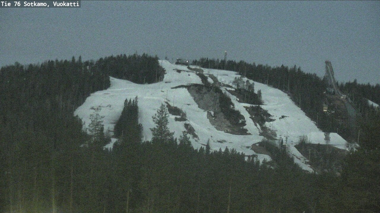 Weather Camera Image Väg 76 Sotkamo, Vuokatti, Sotkamo, Kainuu